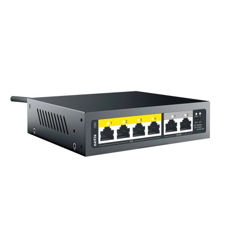 Коммутатор/ Коммутатор Netis P106C (L2) 6x100Мбит/с 4PoE+ 60W неуправляемый фото 2