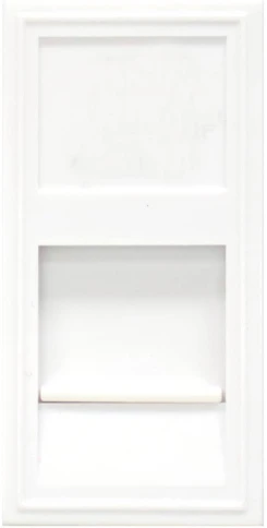 Donel Розетка DEC RJ45 UTP кат.6, 1мод., бел. (22.5х45мм) фото 1