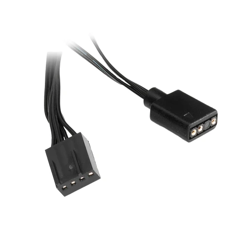 Кулер/ Case Cooler HSPD M1 Black (120x120x25mm, 4-pin PWM, ARGB, 57.56CFM, 26.86dBA, 1600RPM, Black) фото 2