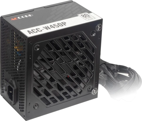 Блок питания Accord ATX 450W ACC-W450P 80 PLUS WHITE (20+4pin) 120mm fan 6xSATA [ACC-W450P] фото 3
