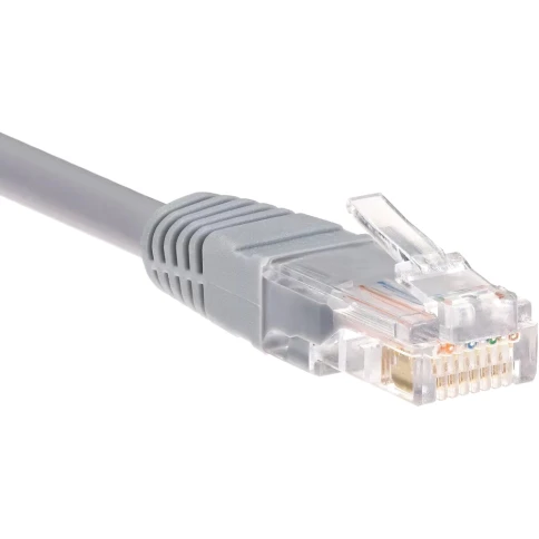 Патчкорд/ Патчкорд литой "Telecom" UTP кат.5е 10,0м серый фото 7