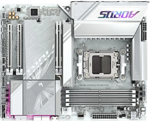 Материнская плата Gigabyte X870E AORUS ELITE WIFI7 ICE, RTL фото 1