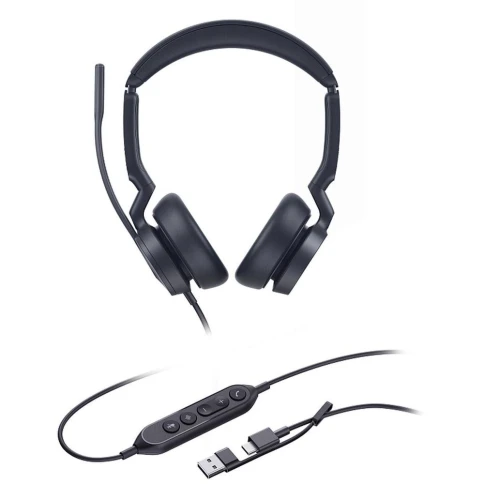 Гарнитура проводная/ Yealink UH46 Dual UC USB-C/A [1308183] фото 2