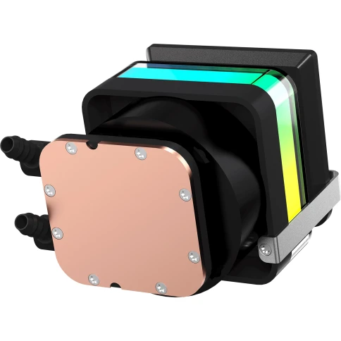 Система жидкостного охлаждения/ Water Cooling System Ocypus Sigma L36 PRO BK (310W, 360mm, LED, Black, ARGB/ Fans: 3x120mm, 90CFM, 2400RPM/ Pump height 97mm, 30dBA, 3100RPM, Rad thickness 27mm/ S: 1851, 1700, 1200, 115X, AM5, AM4) фото 3