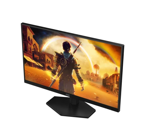 AOC Q27G42ZE 27" 2560x1440, IPS, 240Hz, 80M:1, 300cd,  0.3ms, 2xHDMI 2.0, DisplayPort 1.4, VESA, 3Y, Black/Red фото 4