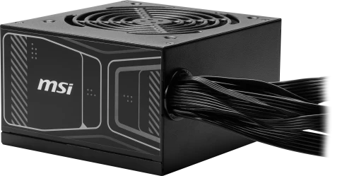 Блок питания ПК/ Power Supply MSI MAG A750GN PCIE5, 750W 80+ Gold (ATX, 3.1, PCIe 5.1, Non-modular, 1x24(20+4)pin, 2xCPU 8(4+4)pin, 2xPCIe*2 8(6+2)pin, 1x12VHPWR (450W), 4xSATA3, 2xMOLEX4pin, Active, 120x120mm, 140x150x86mm, APFC, black) фото 5