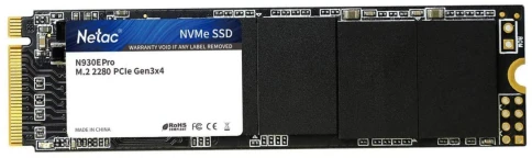 Накопитель SSD Netac PCIe 3.0 x4 256GB NT01N930E-256G-E4X N930E Pro M.2 2280 фото 1