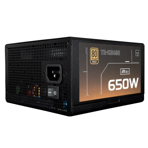 Блок питания 650W/ Power Supply Thermalright, 650W 80+ Gold (ATX, 3.1, Full modular, 1x24(20+4)pin, 2xCPU 8(4+4)pin, 2xPCIe*2 8(6+2)pin, 3xSATA3, 2xMOLEX4pin, Active, 120x120mm, 150x140x86mm, APFC, OVP, UVP, SCP, OCP, OTP, OPP, black) фото 2