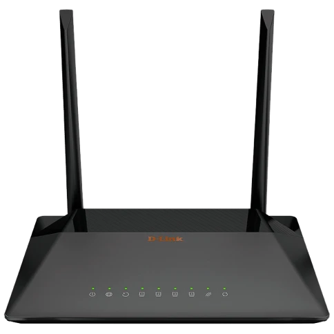 маршрутизатор/ DSL-224 VDSL2/ADSL2+ N300 Wi-Fi Router, 4x100Base-TX LAN, 2x5dBi external antennas, Annex A, DSL port , Ethernet WAN support фото 1