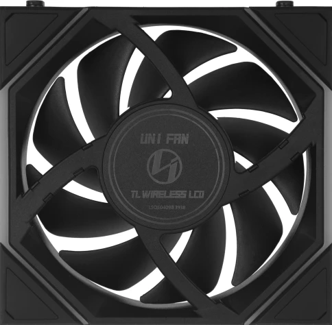 Вентилятор для корпуса Lian-Li Uni Fan TL Wireless LCD 120 LCD Reverse ARGB 120х124.5x28 черный 4-pin 31дБ (G99.12RTLLCD1W1B.R0) Ret фото 4