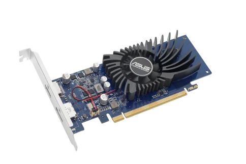 Видеокарта/ VGA ASUS NVIDIA GeForce GT 1030 2GB, GDDR5/64-bit, PCIe 3.0, 1xHDMI 2.0, 1xDP, 2-slot  90YV0AT2-M0NA00 фото 2