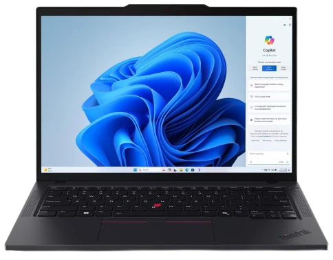 Ноутбук/ Lenovo ThinkPad T14 G5 14.0" WUXGA Touch IPS AG 400nits, AMD Ryzen 7 PRO 8840U,32GB DDR5, 512GB SSD M.2, AMD Radeon 780M Graphics,5M+IRCam, Qualcomm Wi-Fi 6E NFA725A+BT5.3, Wired Ethernet, 4 Cell 52.5Whr, BKLT KB ENG, Win 11 Pro, 1 Year, Bla фото 1