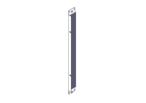 System Electric, серия Uniprom, 1U, 2шт, черный фото 9