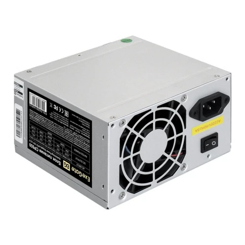 Блок питания 650W ExeGate CP650 (ATX, 8cm fan, 24pin, (4+4)pin, PCI-E, 3xSATA, 2xIDE) фото 1