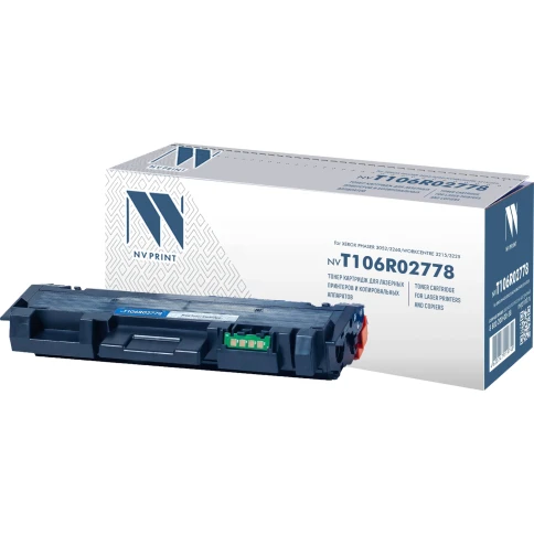 -/ Тонер-картридж NVP NV-T106R02778 для Xerox Phaser 3052/3260/WorkCentre 3215/3225 (3000k) фото 2
