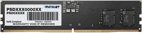Оперативная память DDR5 32GB 5600MHz Patriot PSD532G56002 Signature RTL PC5-44800 CL46 DIMM 288-pin 1.1В dual rank Ret [PSD532G56002] фото 1
