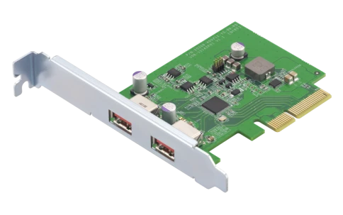 Карта расширения/ QNAP QXP-10G2U3A USB Dual Port Adapter, 2 x 10Gb / s фото 1