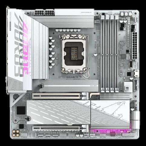 Материнская плата Gigabyte B860M AORUS ELITE WIFI6E ICE, фото 2