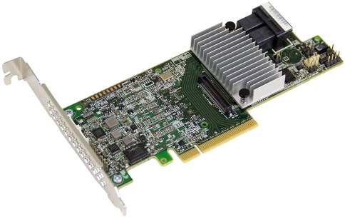 Контроллер/ MegaRAID SAS 9361-8i SGL (8-Port Int, 12Gb/s SATA+SAS, PCIe 3.0, 1GB DDRIII, MegaRAID SAS 9361-8i, Quick Installation Guide, LP Bracket) фото 1