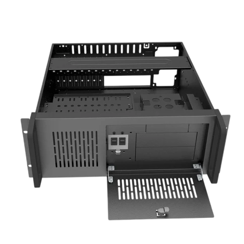 Серверный корпус/ Server case FL-4U-835, 4U Rack, ATX, M-ATX, ITX, w/o psu, (support ATX), 1x2,5" int, 8x3,5" int, 2xUSB 2.0,1x120mm fan, 7xFH PCIe expansion slots, FL-RK4U2ST rails inside фото 1