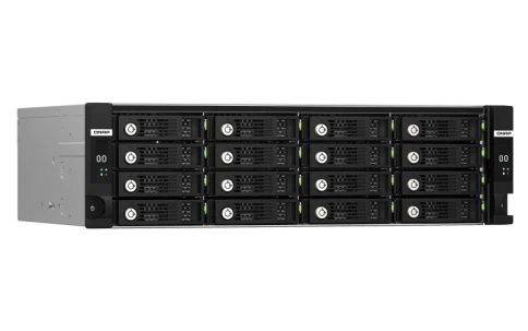 Полка расширения сетевого хранилища без дисков/ ENTERPRISE QNAP TL-R1620Sdc SAS expansion module, 16 bays 3.5 "/ 2.5" SAS / SATA 12/6 Gb/s rackmount, 2 power supplies. W/o RAIL-B02 фото 4