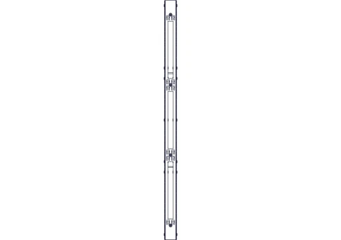 Systeme Electric vertical cable manager, Excelente series, plastic fingers, with cover, for 48U cabinets 750mm and 800mm wide фото 12