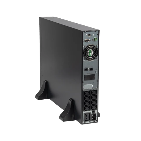8775 SKAT-UPS 3000-RACK-ON-E P3 ИБП 3000ВА/3000 Вт, 2U, On-Line, синус, внешн. АКБ 72В (6х12В), 8хC13+1xC19, USB, RS232, слот для карт (SNMP, реле), EPO, ШхГхВ 440х602х86,5 масса 8.8 кг фото 8