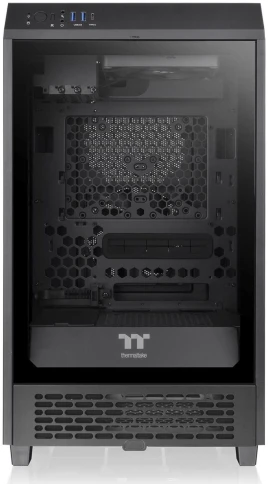 Корпус Thermaltake The Tower 200 черный miniITX 6x120mm 4x140mm 2xUSB3.0 audio bott PSU [CA-1X9-00S1WN-00] фото 4