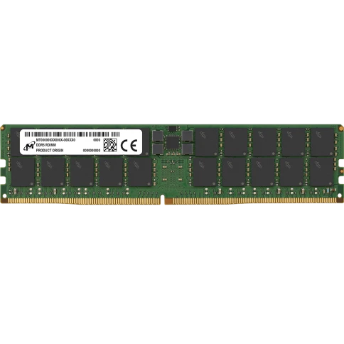 Память оперативная/ Micron 64GB DDR5 5600 MT/s CL46 2Rx4 ECC Registered DIMM 288pin фото 1