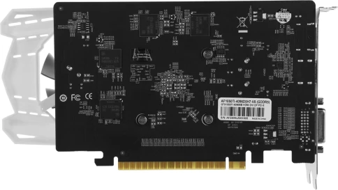 Видеокарта Afox PCI-E AF1050TI-4096D5H7-V8 NVIDIA GeForce GTX 1050TI 4Gb 128bit GDDR5 1291/7000 DVIx1 HDMIx1 DPx1 HDCP Ret [AF1050TI-4096D5H7-V8] фото 3