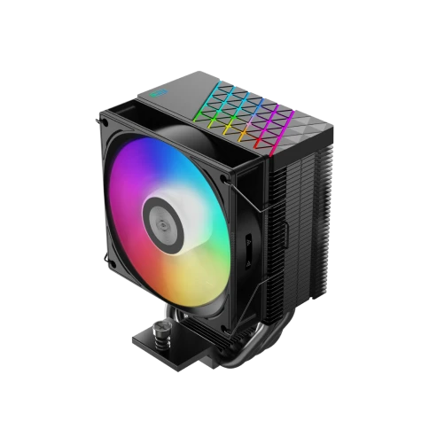 Кулер для процессора/ CPU Cooler PCCooler R400 ARGB BK (180W, 4-pin PWM, 133mm, Al/Cu, 4x6mm, ARGB, 1x92mm, 40.94CFM, 30dBA, 2200RPM, S: 1851/1700/1200/115X, AM5/AM4, black) фото 4