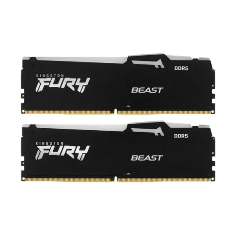 Память оперативная/ Kingston 32GB 5600MT/s DDR5 CL36 DIMM (Kit of 2) FURY Beast RGB EXPO фото 2