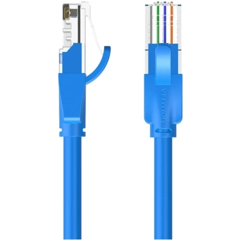 Патч-корд Vention прямой UTP cat.6, RJ45 - 5м. Синий фото 3
