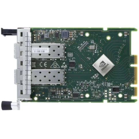 Сетевая карта/ ConnectX®-6 Lx EN adapter card, 25GbE OCP3.0, with Host Management, Dual-port SFP28, PCIe 4.0 x8, No Crypto, Thumbscrew (Pull Tab) Bracket фото 1