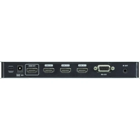 Переключатель, электрон., HDMI, 4> 1 телевизор/панель,Шнур HDMI 1.8м., (1600x1200 60Hz 480P/720P/1080i/1080P HDMI 1.2/HDCP упр. с помощью ИК пульта или  RS232)/ 4 PORT HDMI SWITCH W/1.8m W/EU ADP фото 3