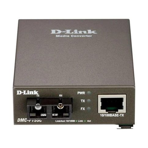 Медиаконвертер/ DMC-F15SC Media Converter 100Base-TX to 100Base-FX, SC, Single-mode, 1310nm, 15KM, Stand-alone фото 2
