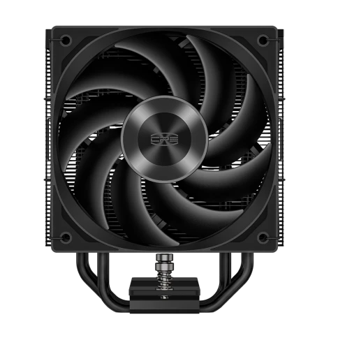 Кулер для процессора/ CPU Cooler PCCooler RZ400 V2 BK (230W, 4-pin PWM, 155mm, Al/Cu, 4x6mm, 1x120mm, 86.73CFM, 32dBA, 2200RPM, S: 1851/1700/1200/115X, AM5/AM4, black) фото 1