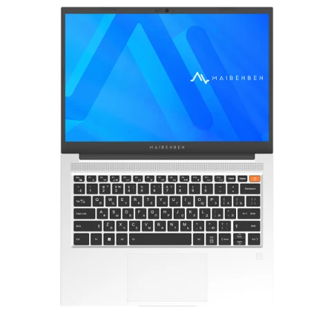 Maibenben B114C 14"(1920x1200 IPS (60Hz))/AMD Ryzen 5 7640HS(4.3Ghz)/16384Mb/512PCISSDGb/Int:AMD Radeon 760M/Cam/BT/WiFi/62WHr/war 2y/1.48kg/Silver/Win11Pro фото 6