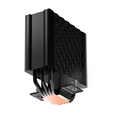 Кулер для процессора/ CPU Cooler PCCooler RZ500 BK (250W, 4-pin PWM, 155mm, Al/Cu, 5x6mm, 1x120mm, 86.73CFM, 32dBA, 2200RPM, S: 1851/1700/1200/115X, AM5/AM4, black) фото 5