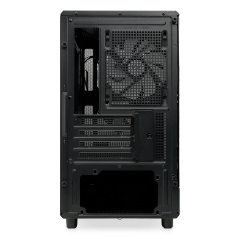 Корпус без блока питания/ Case HSPD M310, Mesh Mini-tower, Black, TG, 0.4 SPCC, 3x120mm ARGB (Orbis F1) mATX, mITX 180/280/160mm 1x2.5", 1x3.5", 4xPCI 2xUSB-A 3.0 452x277x418mm фото 5