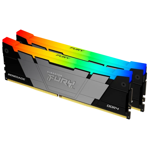 Память оперативная/ Kingston 16GB 3200MT/s DDR4 CL16 DIMM (Kit of 2) FURY Renegade RGB фото 1