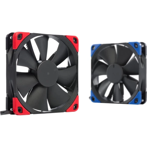 Кулер для корпуса/ Case Cooler Noctua NF-F12 PWM chromax.black.swap (120x120x25mm, 4-pin PWM, 54.97CFM, 22.4dBA, 1500RPM, Black) фото 4