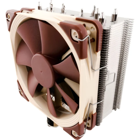 Кулер для процессора/ CPU Cooler Noctua NH-U12S (129W, 4-pin PWM, 158mm, Al/Cu, 5x6mm, 1x120x120x25mm, 54.97CFM, 22.4dBA, 1500RPM, S: 1851/1700/1200/115X, AM5/AM4, Beige/Brown) фото 3
