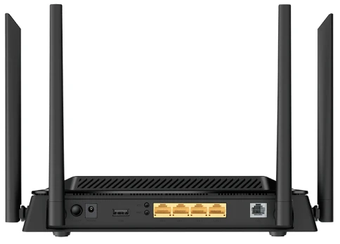 Маршрутизатор/ DSL-245GR VDSL2/ADSL2+ AC1200 Wi-Fi Router, 4x1000Base-T LAN, 4x5dBi external antennas, Annex A, DSL+USB ports, Ethernet WAN / 3G/LTE support фото 3