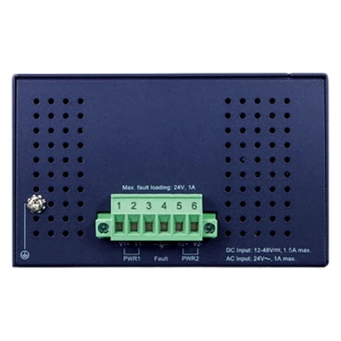 коммутатор/ PLANET IGS-1600T IP30 Industrial 16-Port 10/100/1000T Gigabit Ethernet Switch (-40~75 degrees C, dual 12~48V DC/24V AC),UL certified фото 3