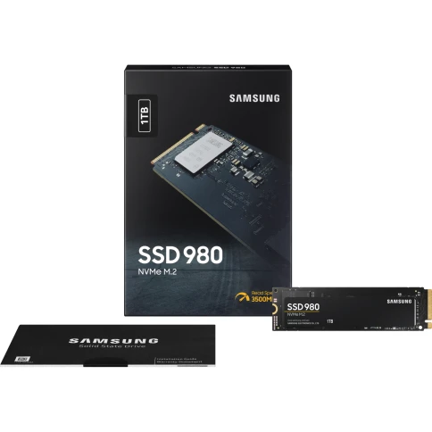 Твердотельные накопители/ Samsung SSD 980, 1000GB, M.2(22x80mm), NVMe 1.4, PCIe 3.0 x4, 3-bit MLC, R/W 3500/3000MB/s, IOPs 500 000/480 000, TBW 600, DWPD 0.33 (12 мес.) фото 5