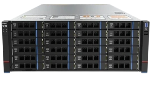 Серверная платформа/ Gooxi SL401-D36RE-G4 4u 36 bay platform with expander backplane, based on  Intel Gen 4th; 2x 2.5" rear SAS/SATA; 2x 2.5" rear NVMe; 2*350W TDP 2xPCIe 4.0x16; 4xPCIe 4.0x8; 2x1300W psu RAIL kits; EU power cables фото 1