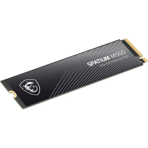 MSI SSD SPATIUM M560, 1000GB, M.2(22x80mm), NVMe, PCIe 5.0 x4, 3D TLC, R/W 10200/8400, IOPs 1 300 000/1 400 000,TBW 600, DWPD 0.32 (5 лет) фото 3