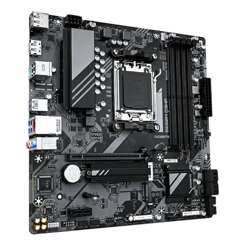 Материнская плата/ MB GIGABYTE AMD B650 sAM5, 4xDDR5(192GB), HDMI 2.1/2xDP, 1xPCIe 4.0x16, 1xPCIe 3.0, 1xLAN (2.5GbE), Wi-Fi, BT, 4xSATA 6Gb/s, 2xM.2, 1xUSB-C, 3xUSB 3.2, 2xUSB 2.0, 1xPS/2, mATX фото 1
