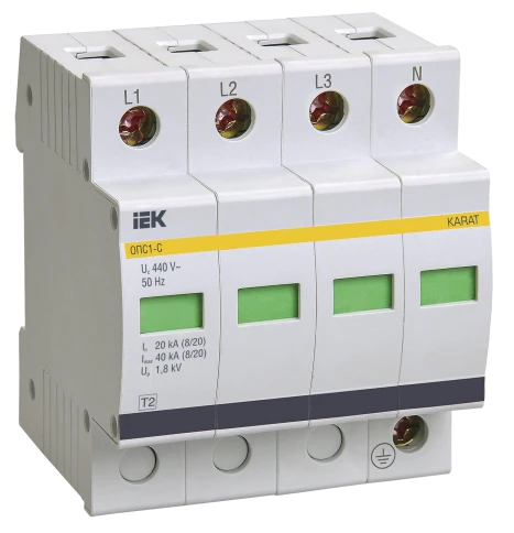 KARAT ОПС1-C УЗИП 4P In=20кА Un=400В Im=40кА IEK фото 10
